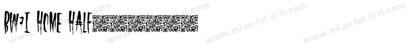 BW7i Home Half字体转换